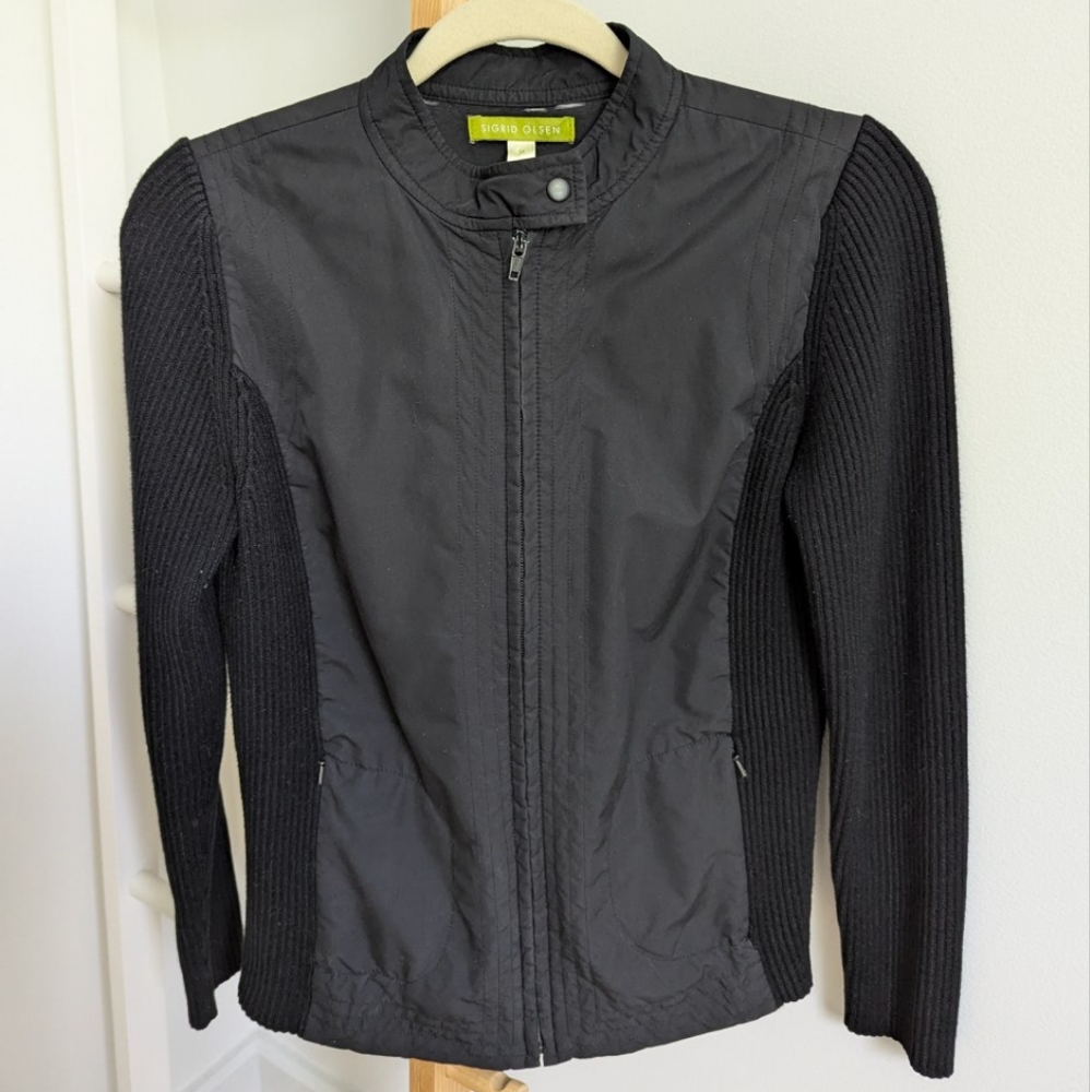 Women's Black Sweater Jacket